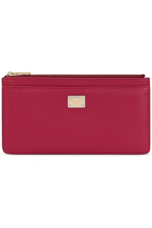 Dolce & Gabbana Logo-plaque leather wallet