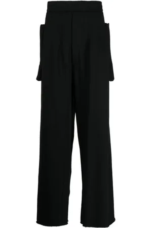 Random Identities Detailed-pocket wide-leg trousers