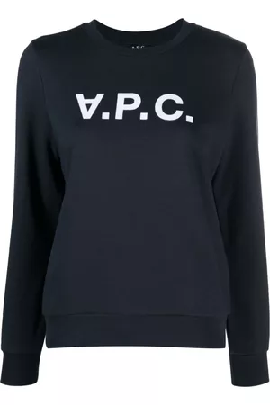 A.P.C. Women Sweatshirts - VPC logo-print cotton sweatshirt
