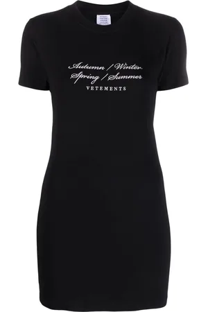 Vetements Graphic-print T-shirt minidress