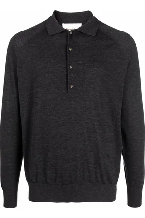 Nanushka Wool long-sleeve polo shirt