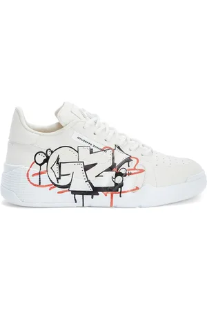 Giuseppe Zanotti Talon graffiti-print low-top sneakers