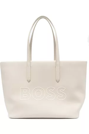 HUGO BOSS Women Handbags - Logo-lettering textured tote bag