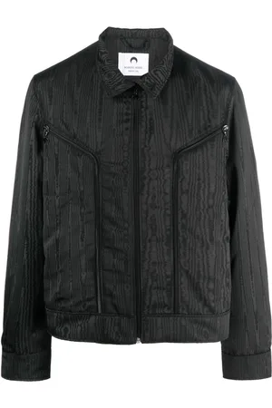 Marine Serre Logo-patch shirt jacket