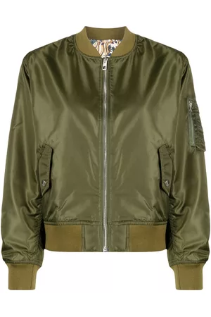 Tory Burch Women Bomber Jackets - Zipped-up fastening bomber jacket
