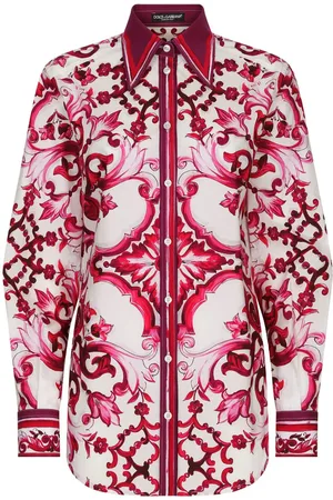 Dolce & Gabbana Majolica-print cotton shirt