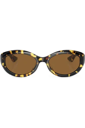 Oliver Peoples Tortoiseshell-effect oval sunglasses