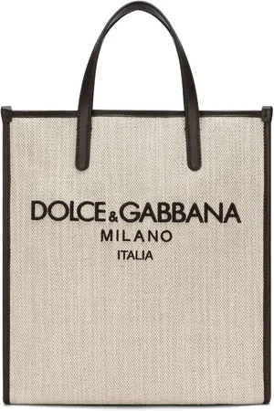 Dolce & Gabbana Small Shopping canvas tote bag