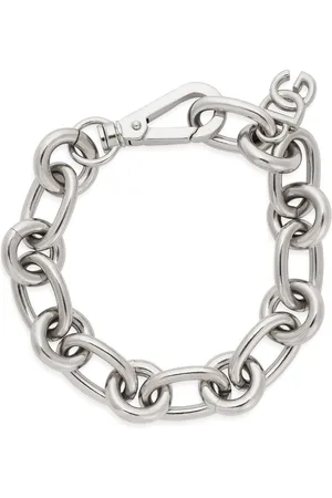 Dolce & Gabbana DG Logo Crystal Embellished Bracelet