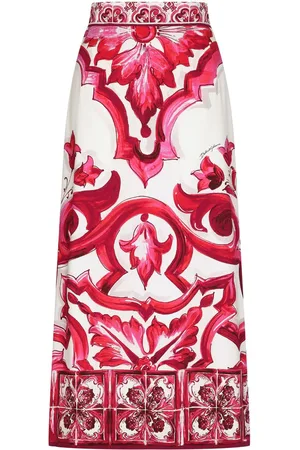 Dolce & Gabbana Majolica-print maxi skirt