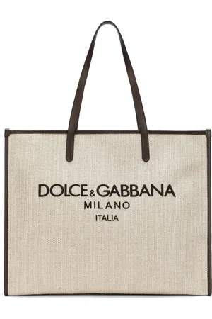 Dolce & Gabbana Milano logo-embroidered tote bag