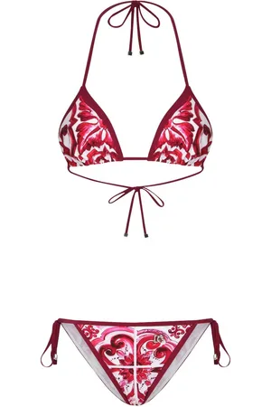Dolce & Gabbana Majolica-print bikini