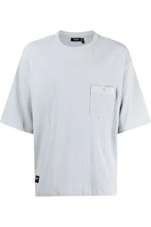 FIVE CM Logo-patch piqu??-weave T-shirt