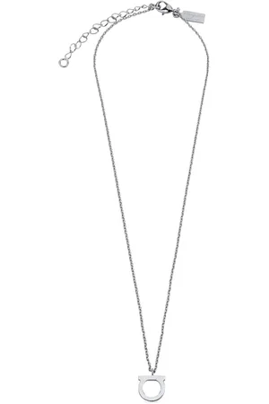 Salvatore Ferragamo Gancini cable-link necklace