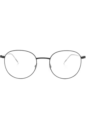 HUGO BOSS Sunglasses - Logo-engraved round-frame glasses