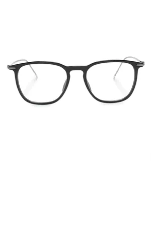 HUGO BOSS Sunglasses - Logo-engraved squared-frame glasses
