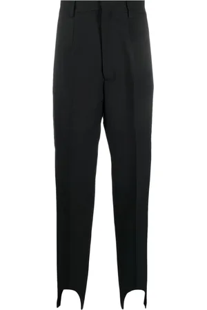 Random Identities Tapered stirrup trousers