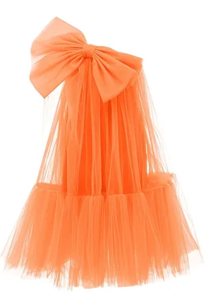 Tulleen Maggi oversize-bow tulle dress