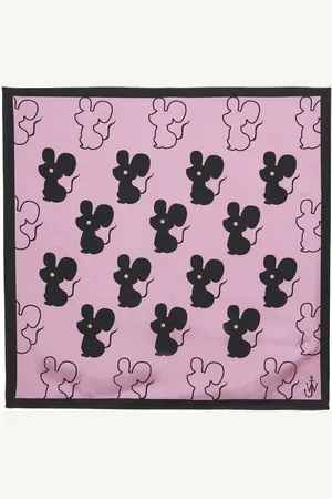 J.W.Anderson Mouse-print silk scarf