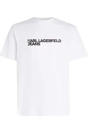 Karl Lagerfeld Logo-print organic-cotton T-shirt