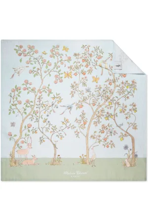 Atelier Choux Graphic-print organic-cotton carr??