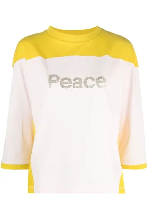 Zadig & Voltaire Rhinestone-embellished slogan cotton top