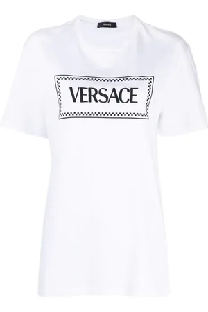 VERSACE 90s Vintage logo-embroidered T-shirt