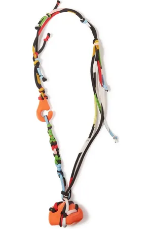 Puccini Graphic-print strap necklace