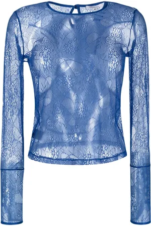 Patrizia Pepe Cut-out detailing lace top