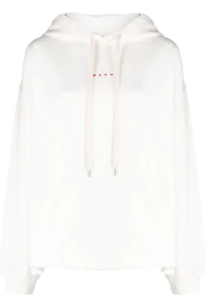 Marni Logo-print cotton hoodie