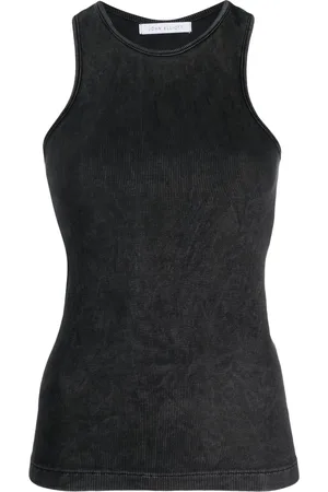 JOHN ELLIOTT Distressed-effect ribbed tank top