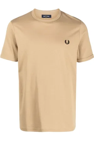 Fred Perry Logo-embroidered cotton T-shirt
