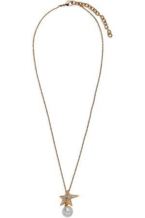 Salvatore Ferragamo Star-pendant crystal-embellished necklace