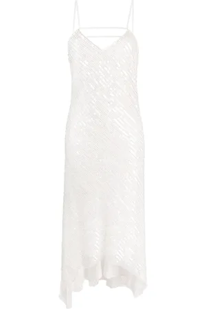 Patrizia Pepe Sequin-embellished asymmetric dress
