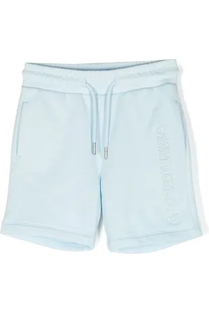 Calvin Klein Logo-embroidered drawstring track shorts