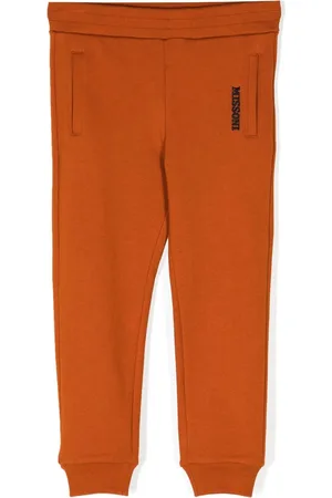 Missoni Logo-embroidered cotton track pants