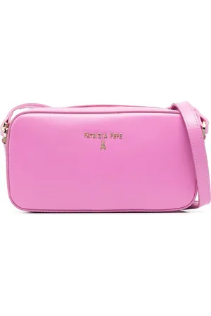 Patrizia Pepe Logo-plaque leather crossbody bag