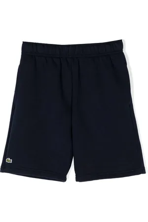 Lacoste Logo-patch elasticated-waist shorts