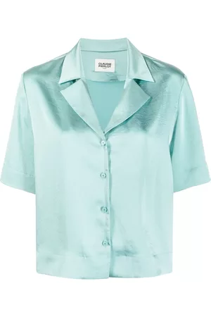 Claudie Pierlot Women Collar T-shirts - Camp-collar silk shirt