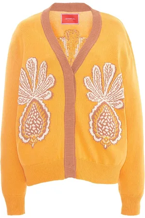 La DoubleJ Pineapple-print cardigan