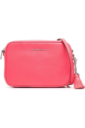 Michael Kors Logo-lettering leather crossbody bag
