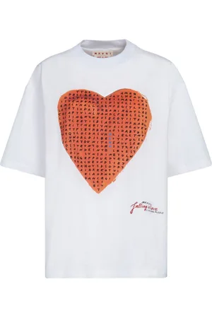 Marni Wordsearch-print cotton T-shirt