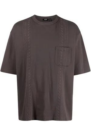 FIVE CM Embroidered-design cotton T-shirt