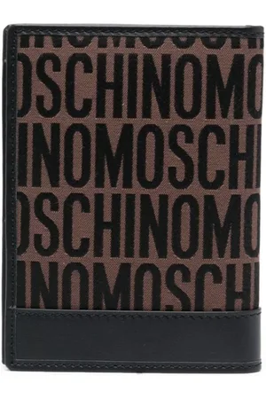 Moschino Jacquard logo bi-fold wallet