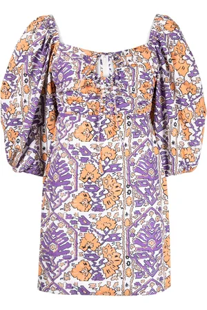 Rhode Jeanne graphic-print dress
