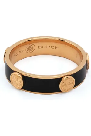 Auth NEW Tory Burch Miller Raised Logo ROSE GOLD Ring Sz 7 Retails $98 Dust  Bag | eBay