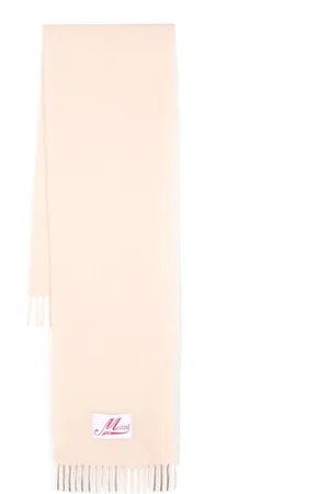Marni Logo-appliqu?? alpaca-blend scarf