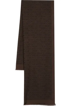 Moschino Jacquard logo scarf