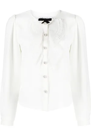 Self-Portrait Crystal-embellished blouse
