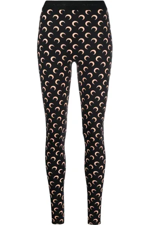 Marine Serre Fuseaux Moon printed leggings